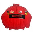 thumbnail image 1 of F1 Racing Suit Embroidered Cycling Suit Personalized Full Embroidered Cotton-padded Coat F1 Motorcycle Suit, 1 of 1