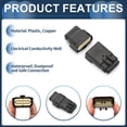 thumbnail image 4 of Conector de terminal de cable impermeable de faro de 16 pines Unique Bargains macho hembra para Ford Mondeo 1 juego, 4 of 6
