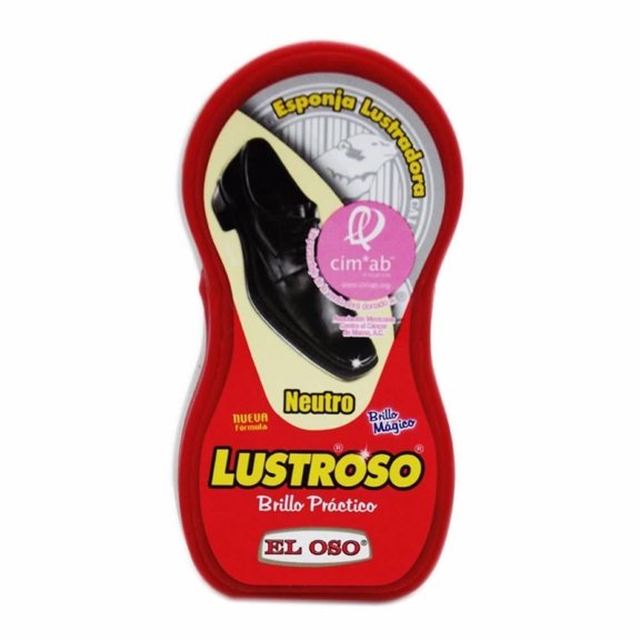 Esponja lustradora El Oso Lustroso para calzado neutro