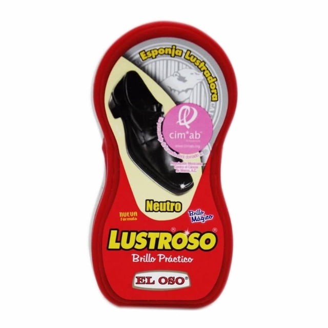 Esponja lustradora El Oso Lustroso para calzado neutro