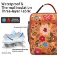 thumbnail image 2 of Tropical Flower and Leaves Insulated Lunch Bag Box Teen Reusable Lunch Tote Bag Lightweight Lunchbox School Travel, 2 of 6