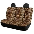 thumbnail image 4 of Uourmeti Leopard Print Pattern Auto Bench Seat Cushion Covers for Vehicles, Set of 2 Non-Slip Car Seat Cover Cushions Stretch Durable Back Passenger Seat Cushions, 4 of 6