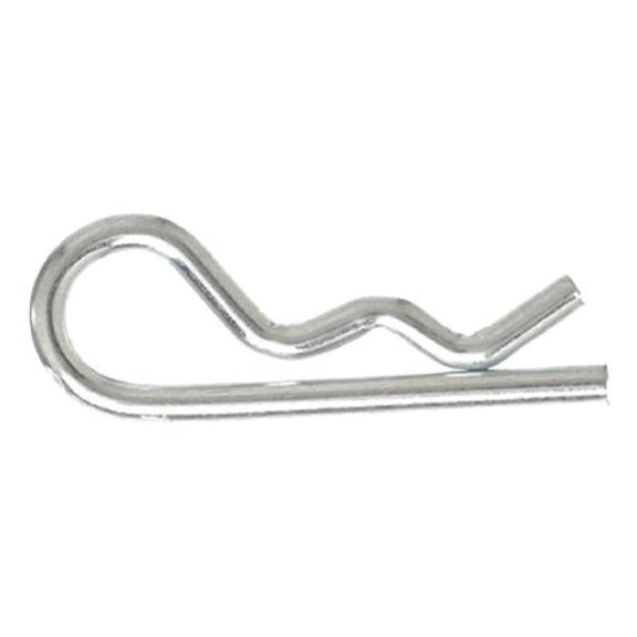Hair Cotter Pin, 5/64 in Dia, 1-3/16 in L, Steel, 25 PK