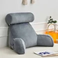 thumbnail image 2 of Nueva almohada de lectura para todas las estaciones, cojín de respaldo para sofá de oficina, mesita de noche, para aliviar el dolor de espalda, cojín de apoyo para la cama, silla lumbar, 2 of 5