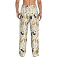 thumbnail image 3 of Balery Cartoon Chickens print Men's Pajama Pants,Ultra Lightweight Pjs,Lounge Pant-Small, 3 of 9