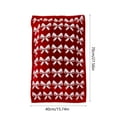thumbnail image 3 of Christmas Hand Towel Jacquard Cotton Bathroom Towel Decorative Absorbent Dish Towel for Holiday Winter Bathroom Kitchen Decor Valentine's Day Gift, 3 of 6