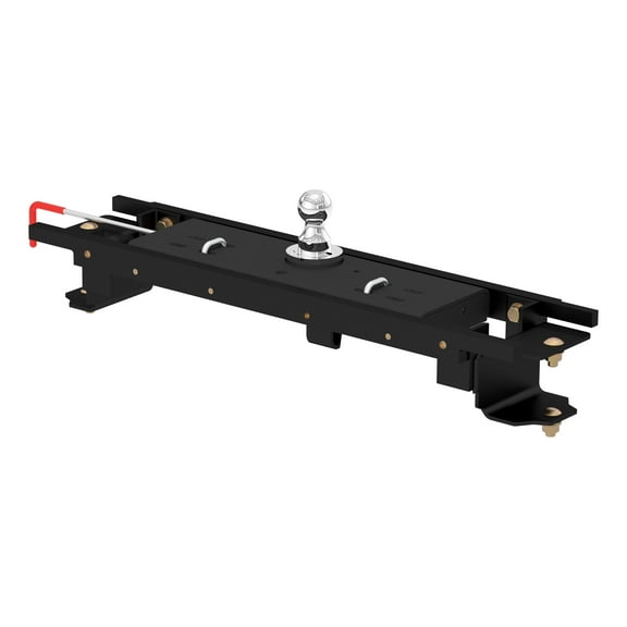 CURT 60751 Double Lock Gooseneck Hitch, 2-5/16-Inch Flip-Over Ball, 30K, Select Toyota Tundra, 6.5-Foot Bed