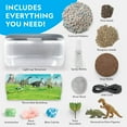 thumbnail image 4 of NATIONAL GEOGRAPHIC Light Up Dinosaur Terrarium Kit for Kids with Real Plants, Fossils & More, for Unisex Children (Age Group: 6 to 12 years), 4 of 8