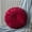 red, variant on POINTERTECK Home Decorative Round Pumpkin Throw Pillow  Velvet Soft Soild Decorative Throw Pillow  Premium Hypoallergenic Stuffer Pillow Insert Sham Round Form Polyester  13.8” Velvet Rou