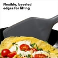 thumbnail image 6 of OXO Softworks Silicone Flexible Turner Kitchen Spatula, Gray, 6 of 8