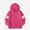 Hot Pink, variant on HAOTAGS Kids Hooded Sweatshirt (5-14) Winter Fleece-lined Zipper Warm Jacket Hot Pink Size 9