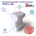 thumbnail image 2 of Almohada Ortopédica MEMORY FOAM Rodillas Y Entrepierna La Fabrica de Espuma  Suave DeLux, 2 of 5
