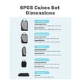 thumbnail image 5 of Compression Packing Cubes Set – Hynes Eagle – Black, 5 of 8