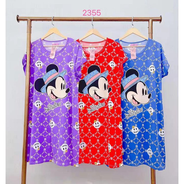 1 PCS LADIES CARTOON NIGHTDRESS / BAJU TIDUR PEREMPUAN