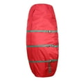 thumbnail image 2 of Bolsa de almacenamiento vertical para árbol de Navidad. Material impermeable y a prueba de polvo que protege de... Rojo 89x190cm, 2 of 9