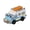 Light blue summer vacation car, variant on HZLKADAQ Mini Building Blocks Cars Set, 1Count Cute Camper Van & Off-Road Vehicle Models, STEM Construction Toy for Kids & Adults, Educational DIY Bricks Kit, Ideal Gift for Boys & Girls Ages 8+