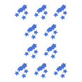 thumbnail image 1 of Bewildely 1 Juego de decoraciones para fiestas, interesantes, pequeños, pequeños, únicos, para interiores, accesorios de estrellas para el hogar para tipo 30 10piezas Bewildely CBP386047, 1 of 5