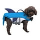 thumbnail image 1 of Chaleco salvavidas para perros Ripstop Shark, ajustable, con flotabilidad y asa de rescate duradera (azul), 1 of 5
