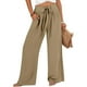 thumbnail image 1 of WILLBEST Pantalones Casuales elegantes para Mujer: Diseño Holgado, de Pierna Ancha y con Bolsillos con Cordones de Color Liso para Mayor Comodidad y Versatilidad a Diario. Chica, 1 of 3