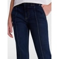 thumbnail image 4 of Wonder Nation Girls Front Seam Flare Jeans, Sizes 4-18, 4 of 6