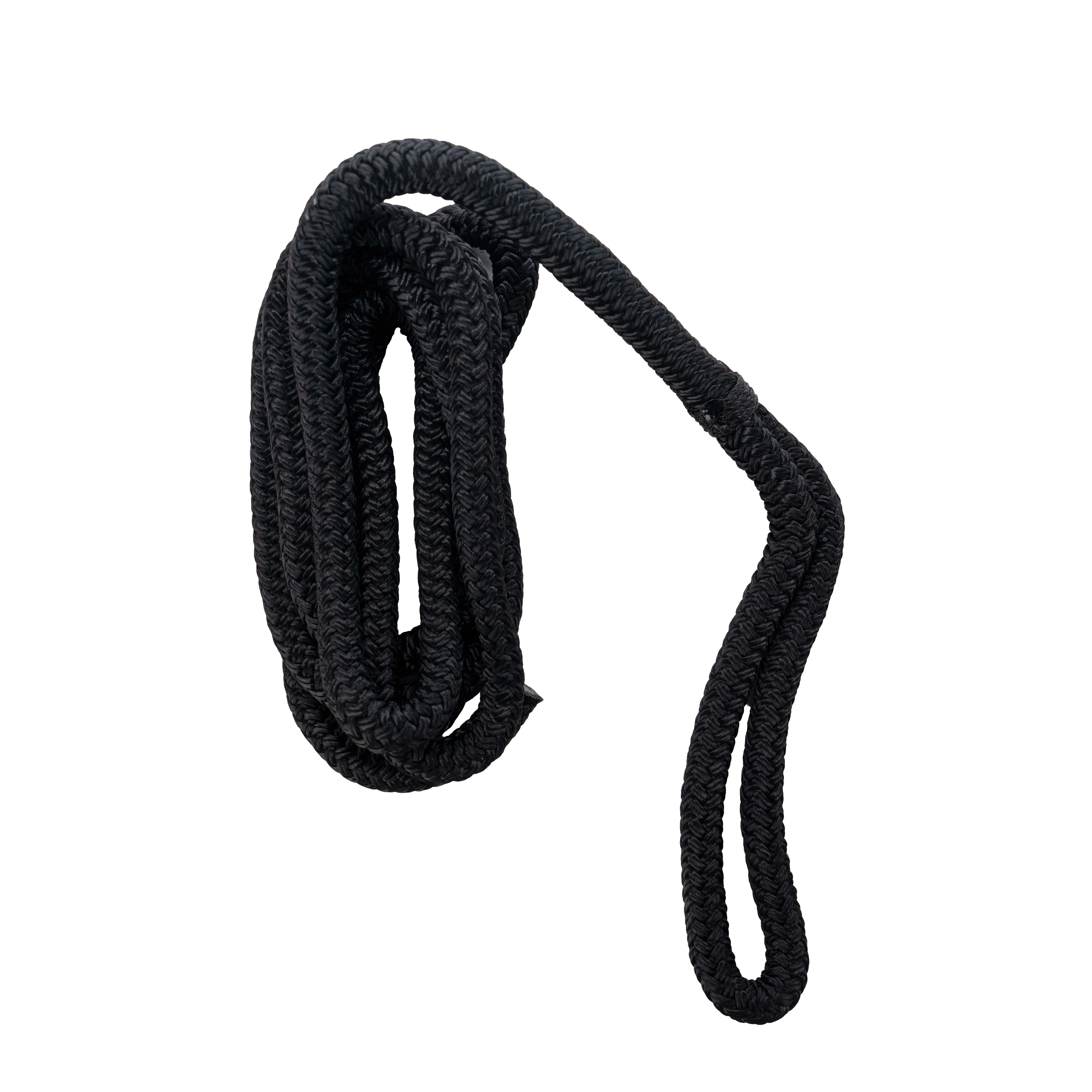 (2 pack) Ozark Trail 3/8-Inch x 6-Foot Nylon Boat Fender Line, Black
