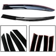thumbnail image 2 of ALL-CARB 4-Pack Window Visor Rain Guard Vent Shade Deflectors Smoke Fashion Replacement for 2006 2007 2008 2009 2010 2011 Civic Sedan 4-Door, 2 of 6