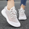 thumbnail image 5 of NOKIO Women'S Arch Support Active Sneakers Women'S Breathable Sports Sneakers Women's Summer Fly Woven Lightweight Mesh Breathable And Comfortable Lace Up Sports Shoes Casual Shoes, 5 of 7