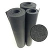 Rubber-Cal "Recycled Flooring" 1/4 in. x 4 ft. x 3 ft. - Black Rubber Mats