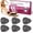 Black, variant on Ball-of-Foot Cushions for High Heels & Sandals - Soft Gel Metatarsal Pads for Forefoot Pain Relief, Non-Slip Invisible Shoe Inserts, Prevents Foot Sliding, 3 Pairs, Beige