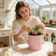thumbnail image 3 of TAROFISH  Garden-Themed Solid-Colour Decorative Plant Pot in the Shape of a Watering Can (Not Suitable for Watering), 3 of 6