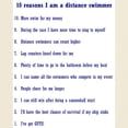 thumbnail image 3 of CafePress - Top Ten Reasons Distance Swim Ash Grey T Shirt - Men's Classic Graphic T-Shirt, 3 of 4