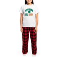 thumbnail image 4 of CafePress - New York Irish Women's Light Pajamas - Women's Short Sleeve Print T-Shirt and Pants Light Cotton Pajama Set, 4 of 7
