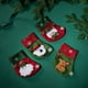 thumbnail image 5 of RV Trompeta de Navidad Calcetines de Navidad Muñeco de copo de nieve Decoración de primera fiesta grande Bolsa de regalo para niños 15 * 13 cm Sincero Electrónica, 5 of 5