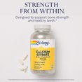 thumbnail image 3 of Solaray Calcium Citrate w/ Vitamin D3 1000mg, Healthy Bones & Teeth, Heart, Muscle & Nerve Support, 60 Serv, 240 VegCaps, 3 of 7
