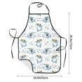 thumbnail image 2 of Pofeuu Cute Shark Print Aprons with Pockets, Cute Aprons for Kitchen, Cooking, Server, Barber, Chef Apron, 2 of 7