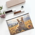 thumbnail image 6 of Cauagu Cute Corgi Sunflower for Tyvek Makeup Bag,Reusable Travel Cosmetic Bag Women Organizer Toiletry Bag Birthday,Gifts for Women Girlfriend Mom Teacher 6.5’’*8.9’’, 6 of 7