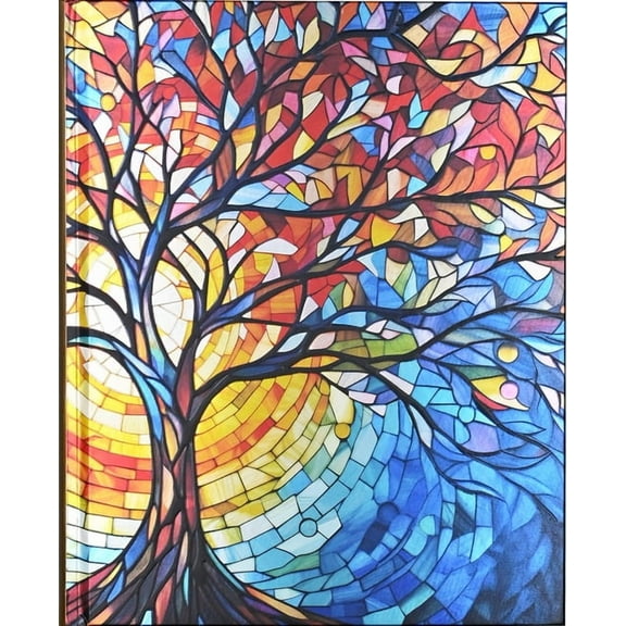 Stained Glass Tree of Life Journal (Diary, Notebook), (Paperback)