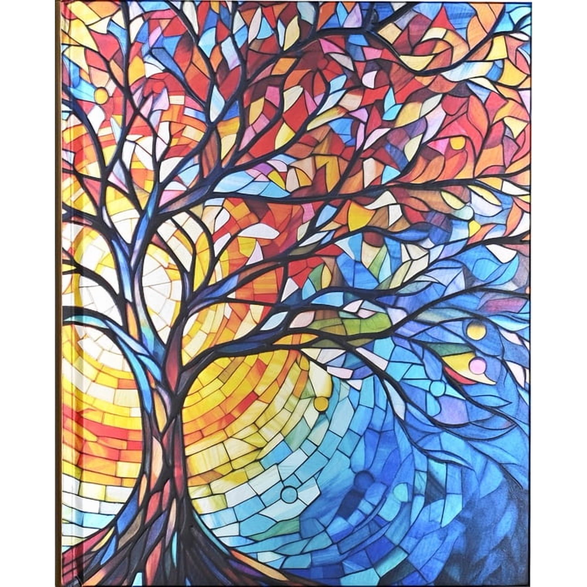 Stained Glass Tree of Life Journal (Diary, Notebook), (Paperback)