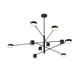 thumbnail image 1 of Lampara de techo estilo industrial hierro forjado negro lampara downlight ilios innova 10 luces, 1 of 9