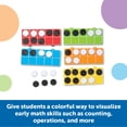thumbnail image 2 of Juego de herramientas matemáticas Learning Resources Rainbow diez Marcos 140 piezas, 2 of 6