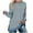 Light Blue, variant on ShomPort Women's Crewneck Tunic Tops Fall Casual Loose Long Sleeve Knit Jumper Tops Pullover