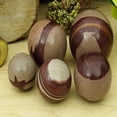 thumbnail image 4 of Reikiera Shiva Lingam Stone Ball Natural Narmada River Gemstone Sphere Reiki Crystal Healing with Ring Stand- Choose Size, 4 of 5