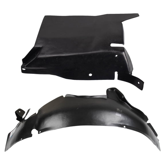 TRQ Inner Fender Liner Set Fits Select 2006-2007 Chevrolet Monte Carlo GM1250126 GM1251134