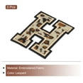 thumbnail image 3 of Uxcell Letters H Patches Leopard Iron-On Letters H Patch 6CM/2.36" Hot Melt Adhesive Process for Clothing Repair 3PCS, 3 of 6