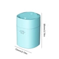 thumbnail image 3 of Yuarrent Humidificador de aire de 200ML, difusor de aceites esenciales, rociador de 2 modos, atomizador de bajo ruido para viajes en coche, accesorios Humidificadores Verde Yuarrent HA028216-02B, 3 of 6