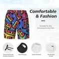 thumbnail image 3 of Fotbe Vintage Audio Cassettes Traje de Baño para Hombre – Shorts de Natación de Secado Rápido con Forro y Bolsillos-X-Large, 3 of 6