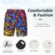thumbnail image 3 of Balery Vintage Audio Cassettes Bañador para hombre, shorts de playa de secado rápido con entrepierna y forro de compresión-XX-Large, 3 of 6