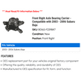 thumbnail image 2 of Front Right Axle Bearing Carrier - Compatible with 2003 - 2006 Subaru Baja 2004 2005, 2 of 2