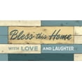 thumbnail image 4 of Gango Home Decor Contemporary Family is a Gift from God & Bless This Home; Two 18x8in Art Prints in Black Frames, 4 of 6