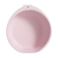 thumbnail image 2 of Thickened ABS Plastic Wash Basin 10.43" Wide Round Laundry Tub Multi-Purpose for Clothes,Face & Feet Dorm & Household Use WhitePinkGreen Options 26.5x25.5x9cm, 2 of 6